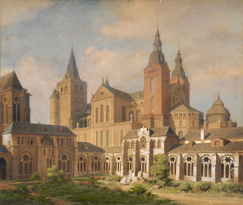 Adolph Wegelin (1810 – 1881). Der Trierer Dom von Süden